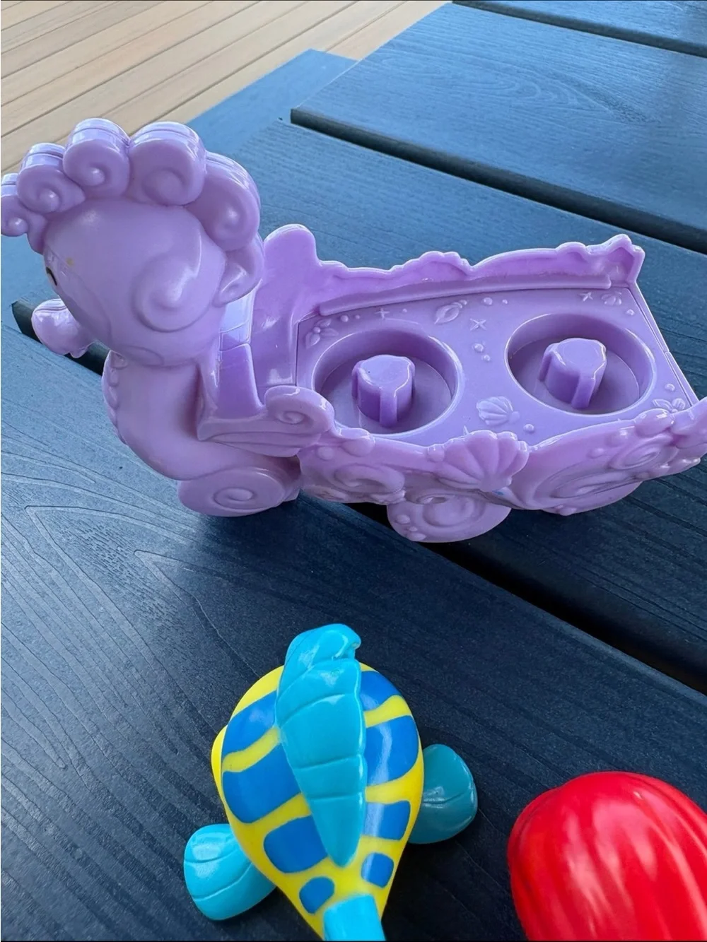 Fisher Price Little People Disney Little Mermaid Set flounder seahorse 2012